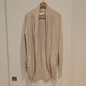 Barefoot Dreams Sandstone Open-Front Cozy Cardigan